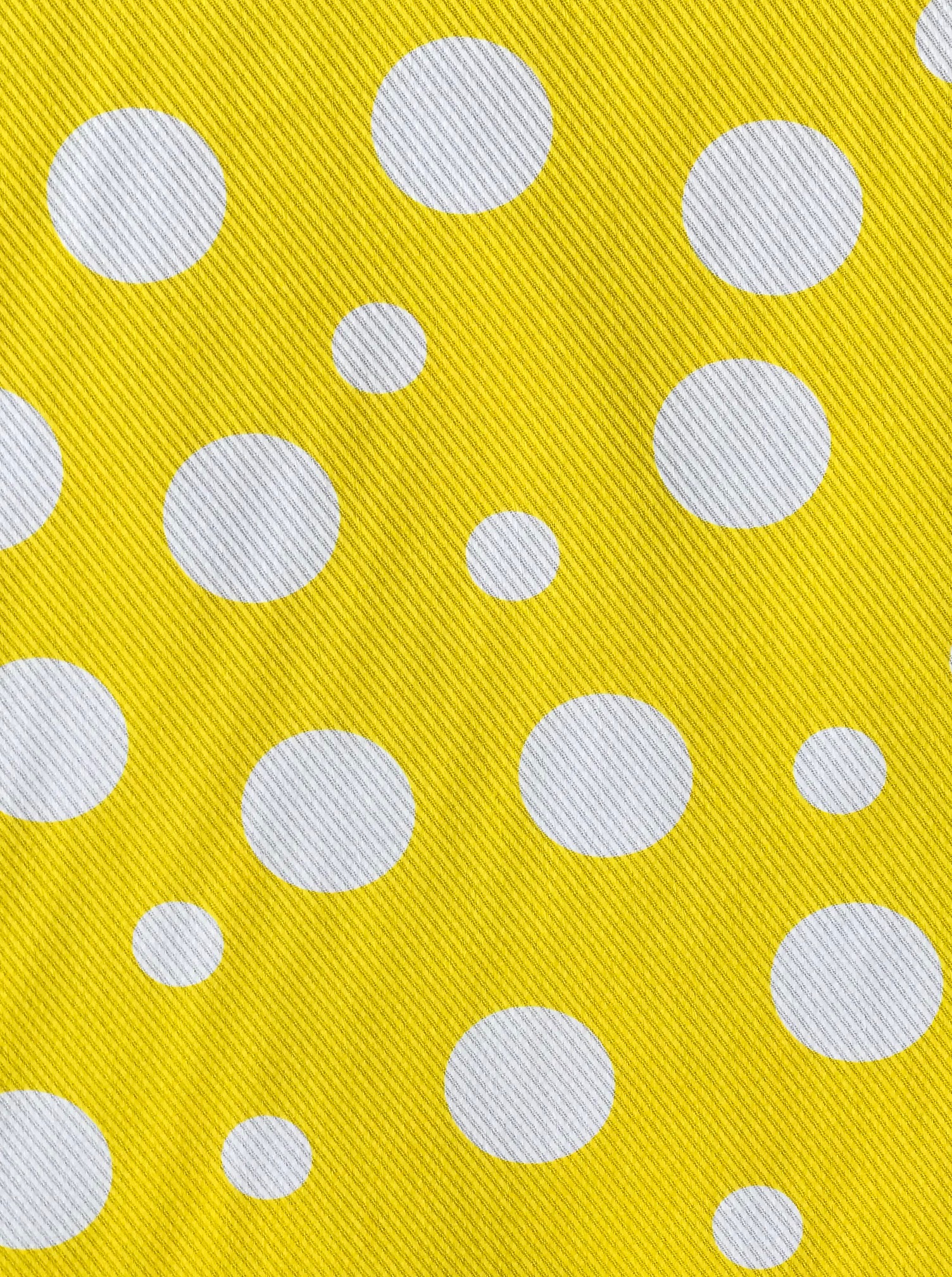 cotton pique spots fabric
