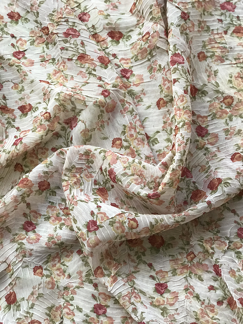 floral print chiffon fabric