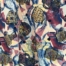 floral sateen cotton fabric