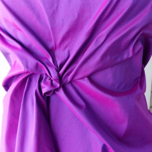 Fuchsia Pink Cobalt Blue iridescent 100% dupioni silk fabric yardage By the Yard 54" wide raw silk Soie Sauvage lilac purple