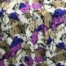 polyester print fabric jacquard base abstract print purple pink white 140cm wide