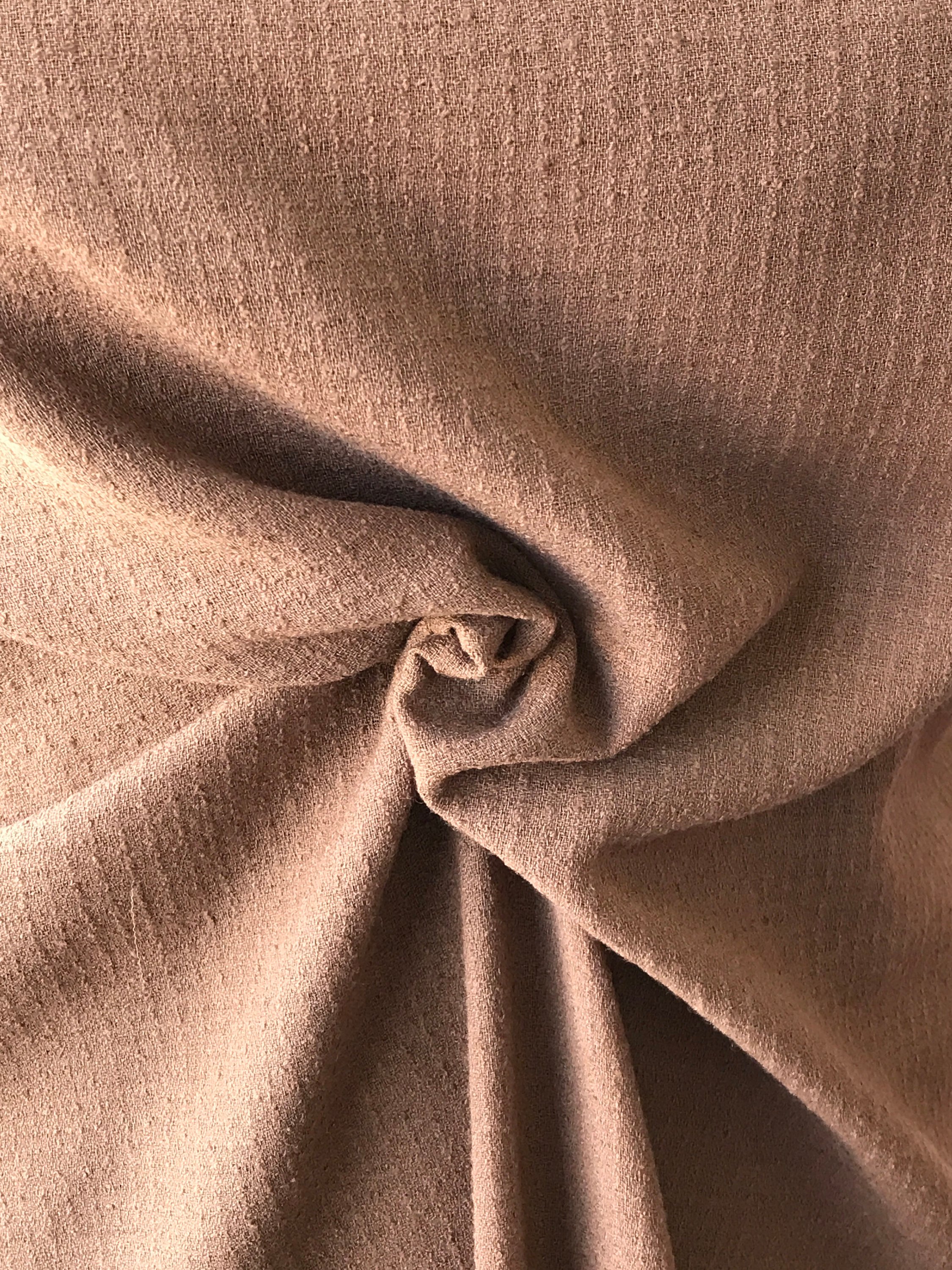light brown taupe pebble crepe boucle fabric polyester wool mix