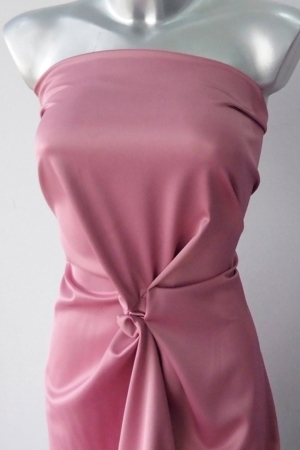 polyester satin fabric, poly spandex heavy Duchess satin, dull satin, heavy stretch pink color bridal under lace 150cm 60 inches