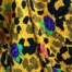 silk satin fabric abstract floral animal print for dress kaftan Kimono skirt blouse sewing dressmaking multi color print 120cm