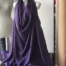 purple viscose fabric
