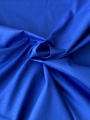 cobalt blue cotton gabardine fabric